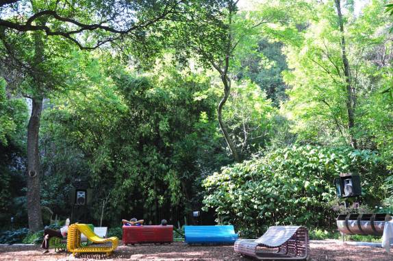 O incrível Audiorama, recanto para relaxar ouvindo óperas, dentro do Parque Chapultepec, na Cidade do México, capital do país